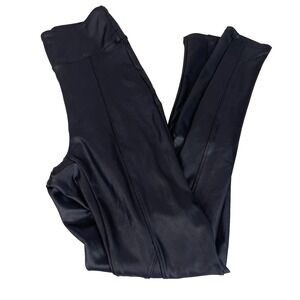 Celestine High Waist Black Stretch Moto Leggings Womens XS Workout Yoga Ankle